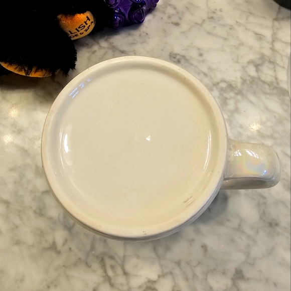 PINK Victoria's Secret Oversized Iridescent white Pearlized Mug 30 oz - Picture 5 of 12